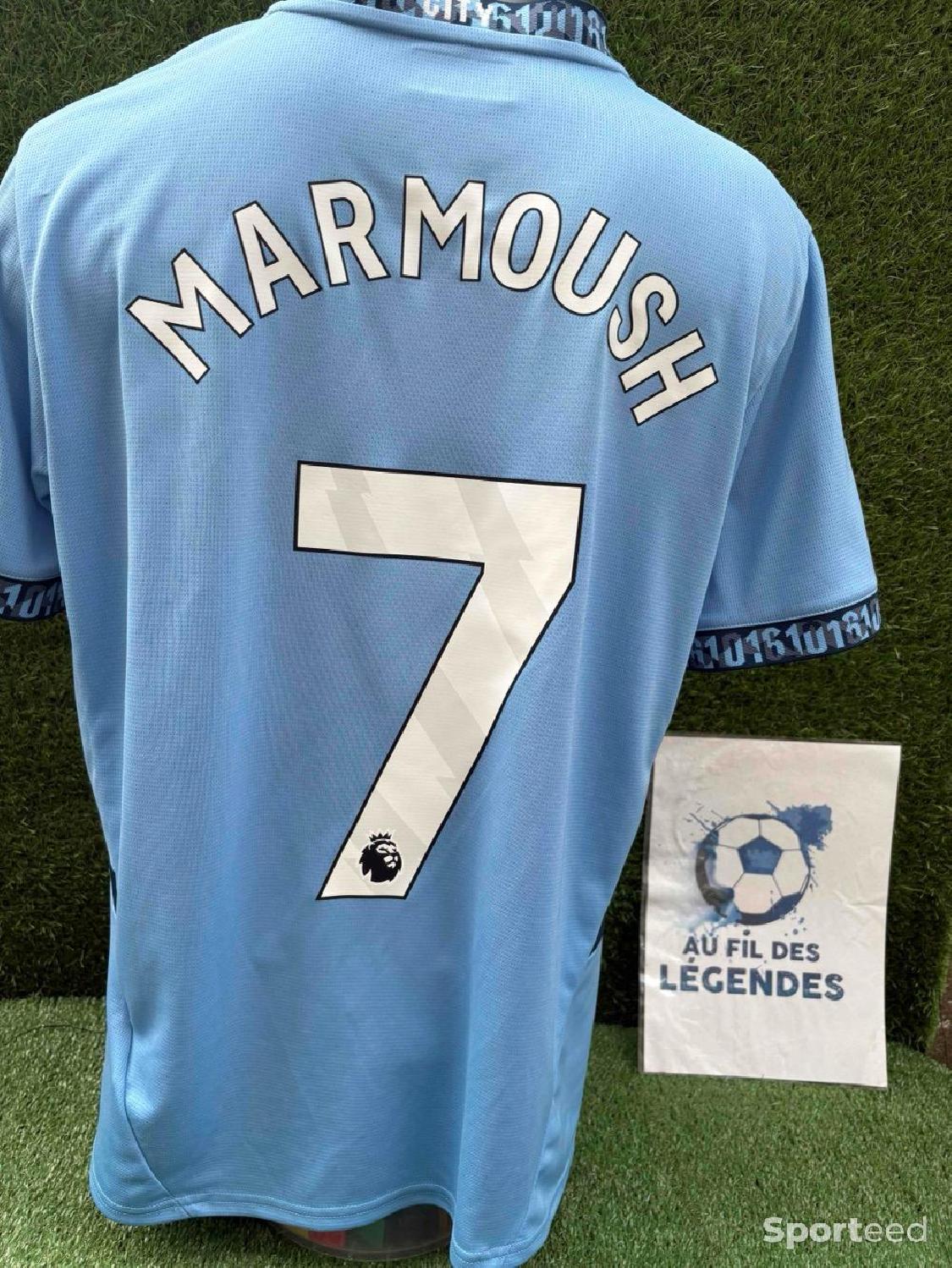 Maillot marmoush Manchester City Très bon état reconditionné disponible sur Sporteed