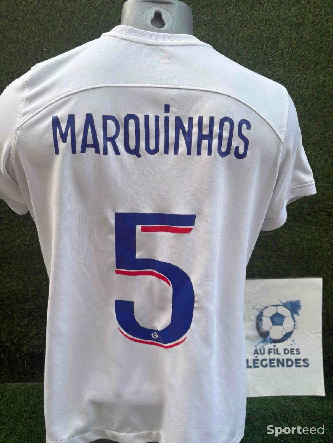 Maillot Marquinhos PSG Très bon état Nike reconditionné disponible sur Sporteed
