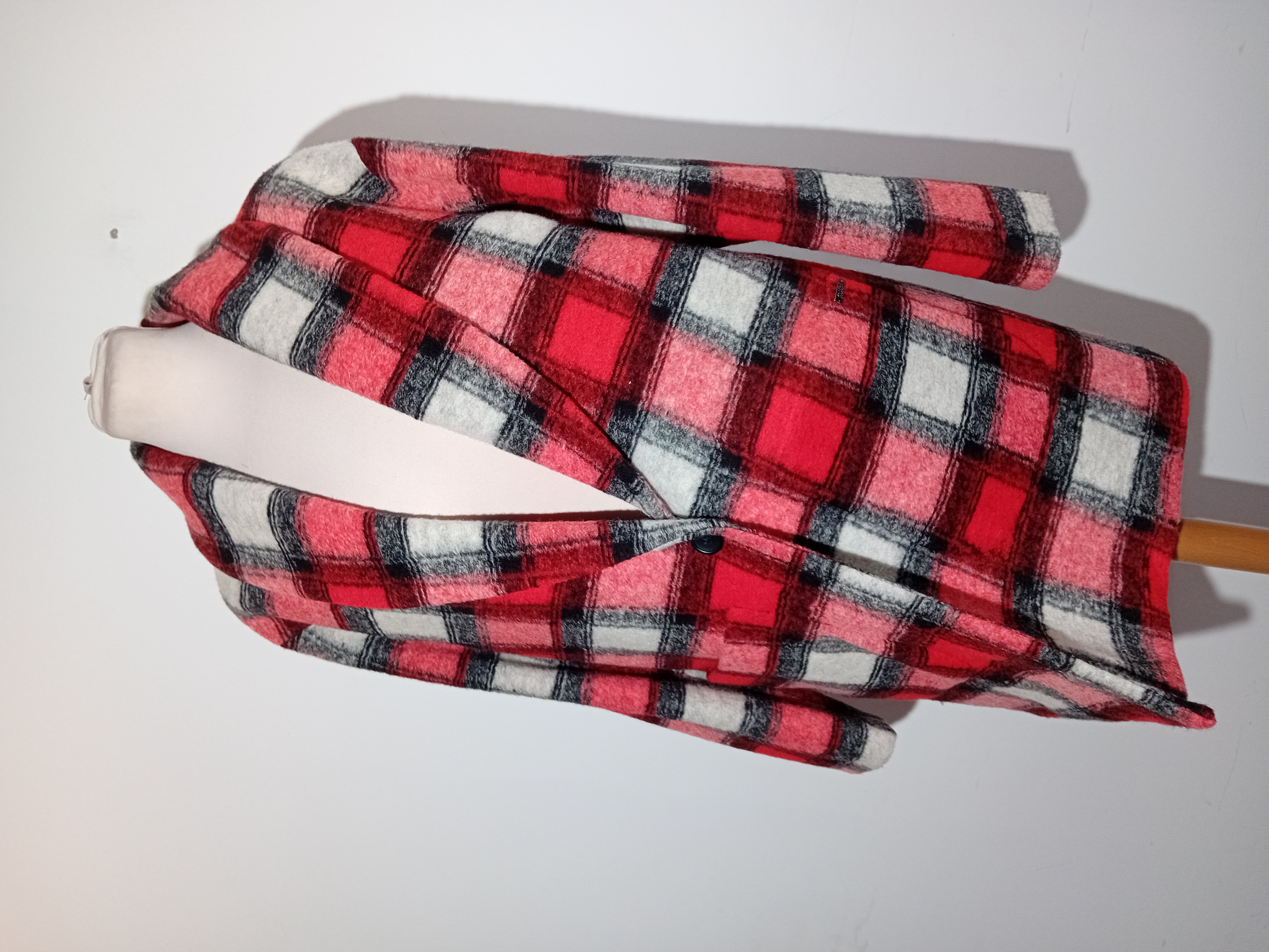 Voir photo 4 de Maison Scotch Veste Manteau Carreaux Plaid Rouge Noir Blanc T5032 (T5032) Maison Scotch Veste Manteau Carreaux Plaid Rouge Noir Blanc T5032 (T5032) reconditionné photo 4