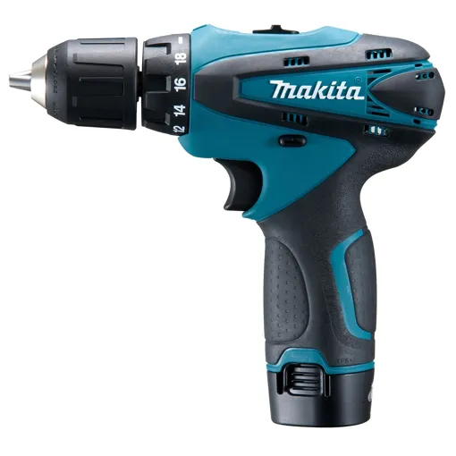 Makita DF 330 DWE 10,8 V Perceuse visseuse sans fil avec Coffret de transport + 2x Batteries 1,3 Ah + Chargeur Bon état reconditionné disponible sur Rakuten