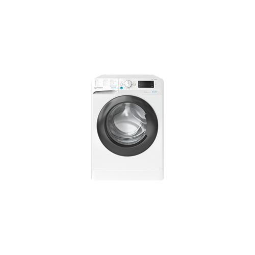 MAL posable, Front, INNEX, Blanc, 10 kg, 1600 trs, Classe energie B, 71 L, 79dB, interface Big Digit, moteur induction, push & Go, porte noire État correct Indesit reconditionné disponible sur Fnac