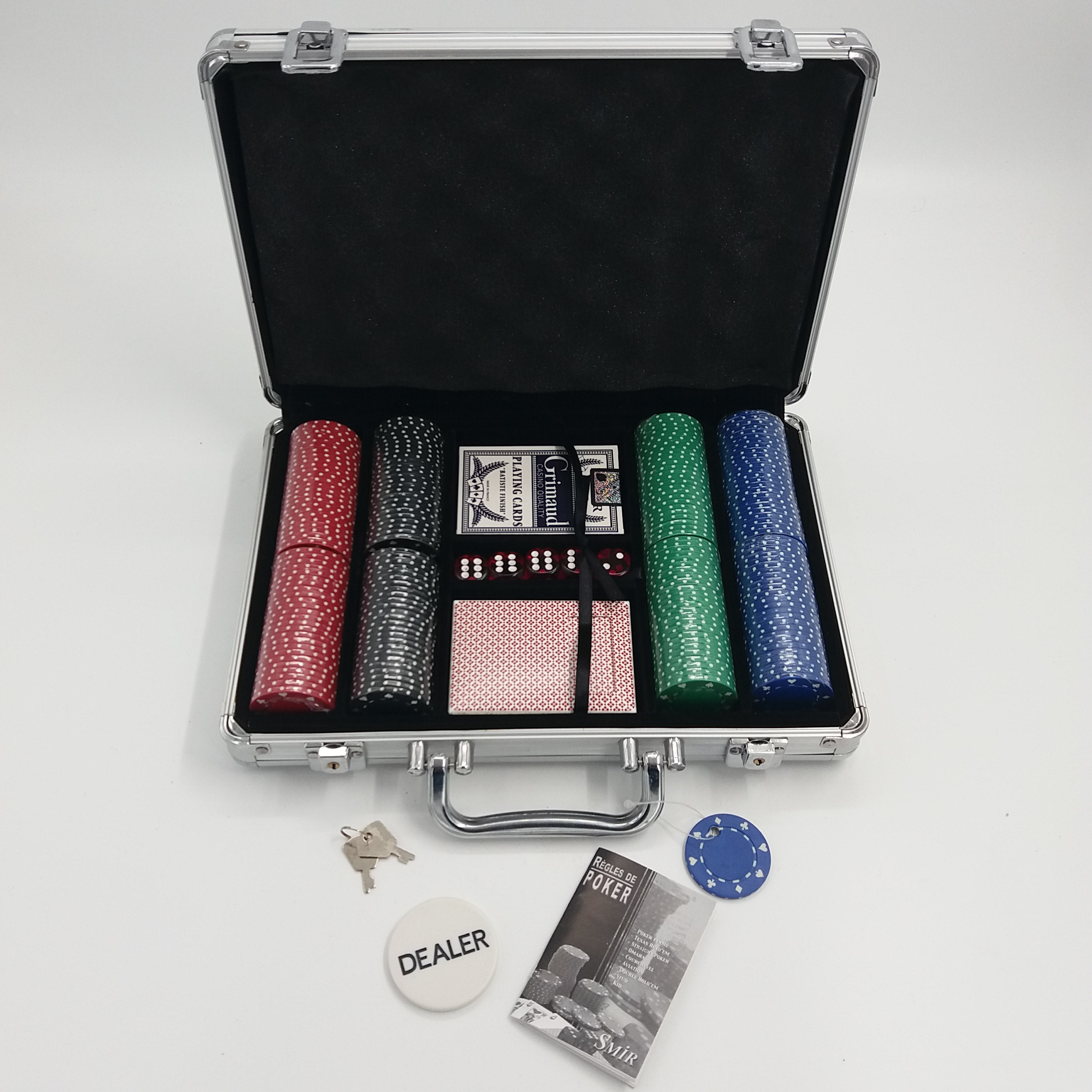 Voir photo 7 de Malette de poker. Coffret aluminium. Fermeture à clé. Neuf. Malette de poker. Coffret aluminium. Fermeture à clé. Neuf. Parfait état reconditionné photo 7