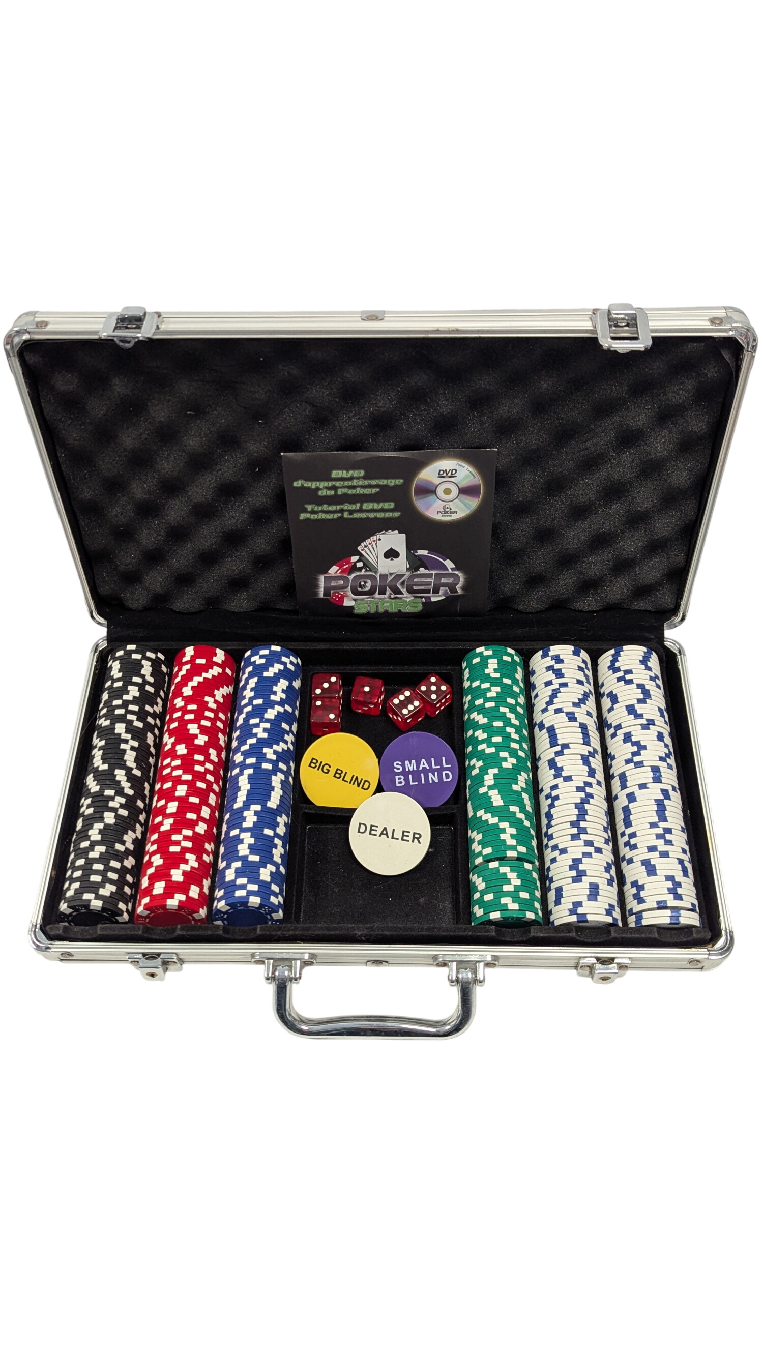 Malette de poker Bon état - 10,40 € Malette de poker Bon état reconditionné disponible sur Label Emmaüs