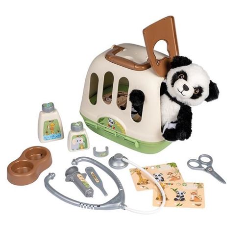 Mallette vétérinaire - 1 peluche Panda et de nombreux accessoires - Produit 2 en 1 : Cage de transport État correct - 14,51 € Mallette vétérinaire - 1 peluche Panda et de nombreux accessoires - Produit 2 en 1 : Cage de transport État correct Smoby reconditionné disponible sur Fnac