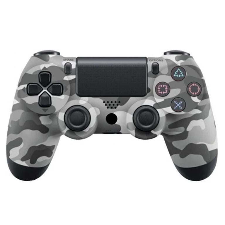 Manette de jeu sans fil Riff DualShock 4 v2 pour PlayStation PS4 / PS TV / PS Now Camouflage gris - Bon état Bon état N/A (Riff n'est pas une marque connue, reconditionné disponible sur Pixmania | Dero