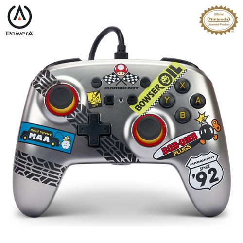 Manette filaire améliorée PowerA Mario Kart pour Nintendo Switch État correct PowerA reconditionné disponible sur Fnac