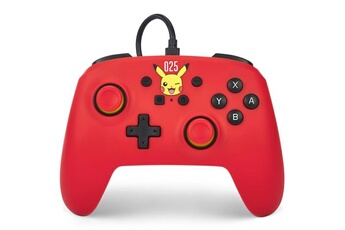 Manette filaire Laughing Pikachu Très bon état PowerA reconditionné disponible sur Darty