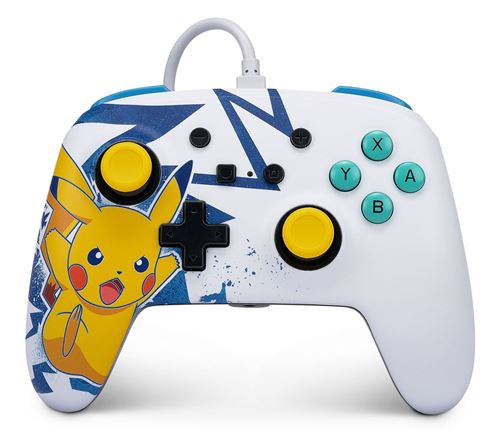 Manette filaire pour Nintendo Switch PowerA Pokémon Pikachu High Voltage État correct PowerA reconditionné disponible sur Fnac