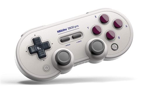 Manette Gamepad Bluetooth 8Bitdo SN30 Pro G Classic Gris Occasion reconditionné disponible sur Fnac | Dero
