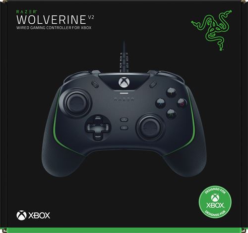 Manette Gaming filaire Razer Edition Wolverine V2 pour Xbox Séries X État correct Razer reconditionné disponible sur Fnac