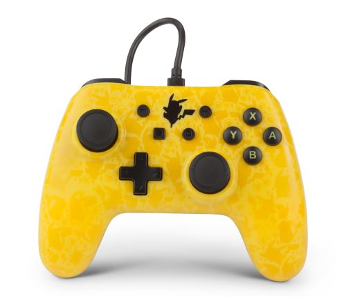 Manette Nintendo Switch filaire PowerA Pikachu Silhouette Jaune État correct PowerA reconditionné disponible sur Fnac