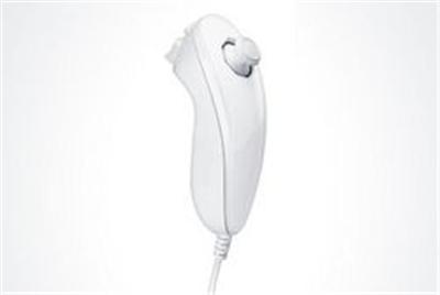Manette Nunchuck blanche officielle Nintendo Wii État correct reconditionné disponible sur Fnac