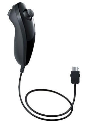 Manette Nunchuk noire pour Nintendo Wii - Manette Nunchuck État correct reconditionné disponible sur Fnac