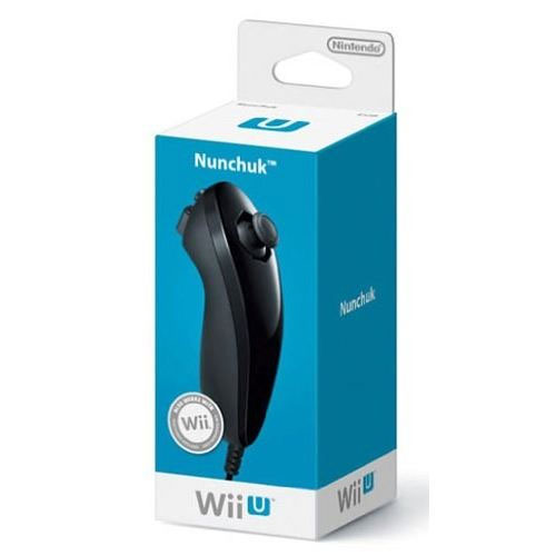Manette Nunchuk noire pour Nintendo Wii U - Manette Nunchuck État correct Nintendo reconditionné disponible sur Fnac
