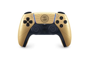 Manette sans fil DualSense Edition limitee 007 First Light Or et Noir pour PS5 Bon état Sony reconditionné disponible sur Darty