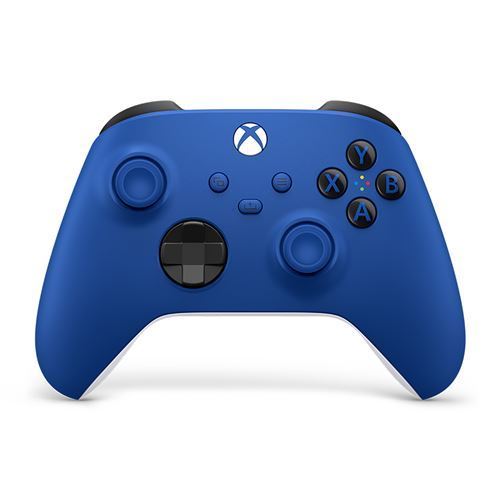 Manette sans fil Microsoft Shock Blue pour Xbox et PC État correct Microsoft reconditionné disponible sur Fnac