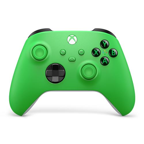Manette sans fil Microsoft Xbox Velocity Green pour Xbox et PC État correct Microsoft reconditionné disponible sur Fnac