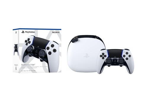 Manette sans fil Sony DualSense Edge blanc pour PS5 État correct Sony reconditionné disponible sur Fnac