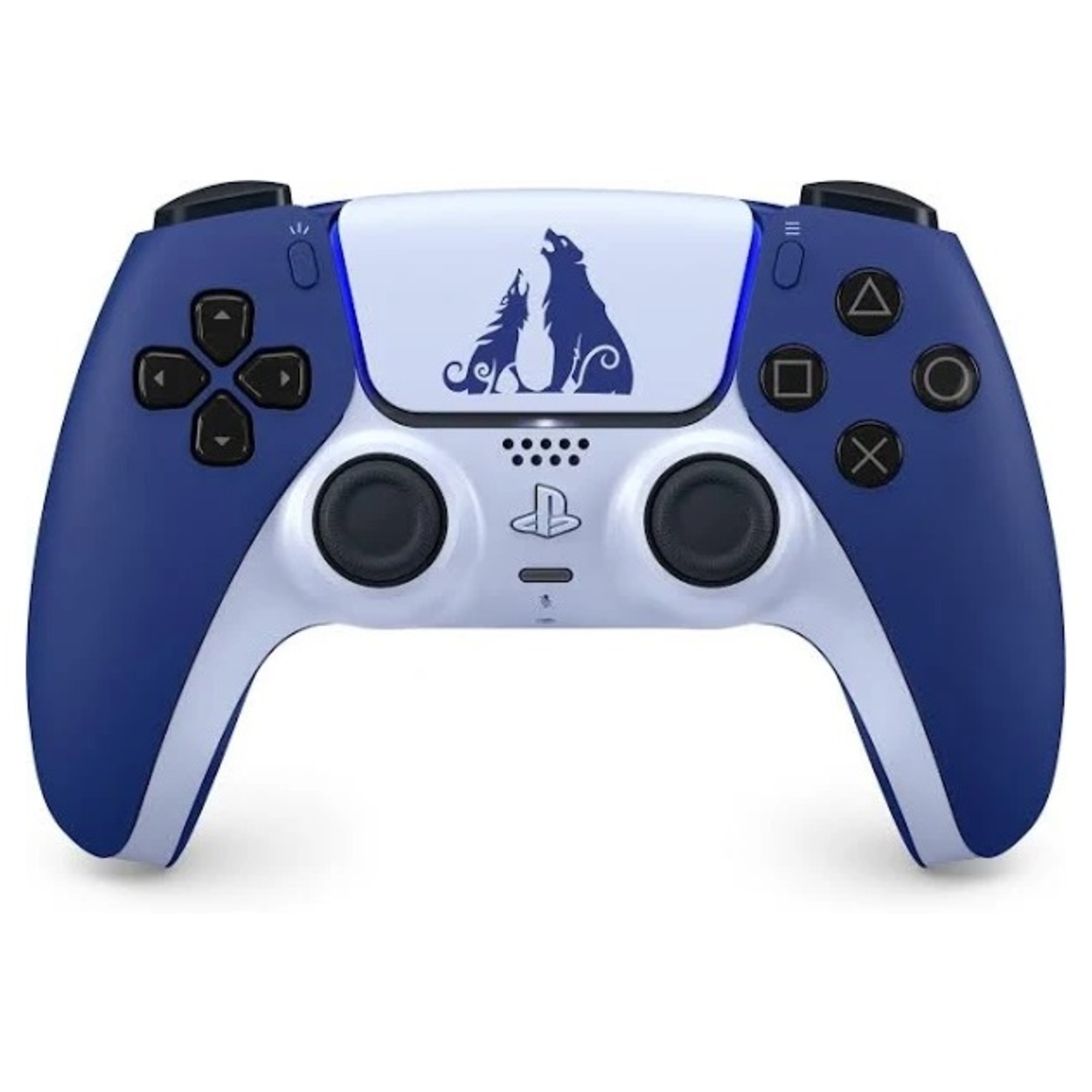 Manette Sony Dualsense God Of War PS5 - Blanc et bleu - Excellent état Parfait état Sony reconditionné disponible sur Pixmania