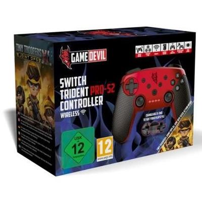 Manette Switch sans fil Trident PRO-S2 rouge + le jeu Tiny Trooper État correct reconditionné disponible sur Fnac