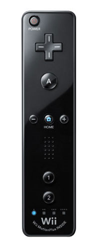 Manette Wiimote Plus noire - Manette Wii noire Nintendo + Wii Motion Plus Noir intégré État correct Nintendo reconditionné disponible sur Fnac