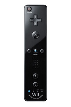 Manette Wiimote Plus noire - Manette Wii noire + Wii Motion Plus Noir intégré État correct Nintendo reconditionné disponible sur Darty | Dero