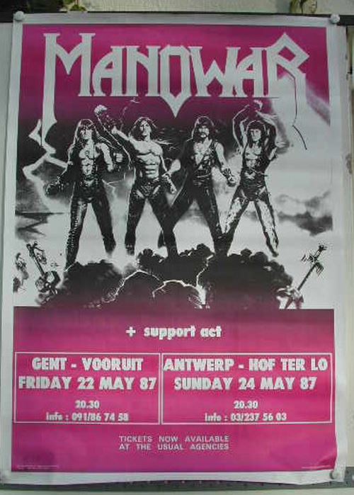 Manowar - 61x86 cm - AFFICHE / POSTER État correct N/A reconditionné disponible sur Fnac