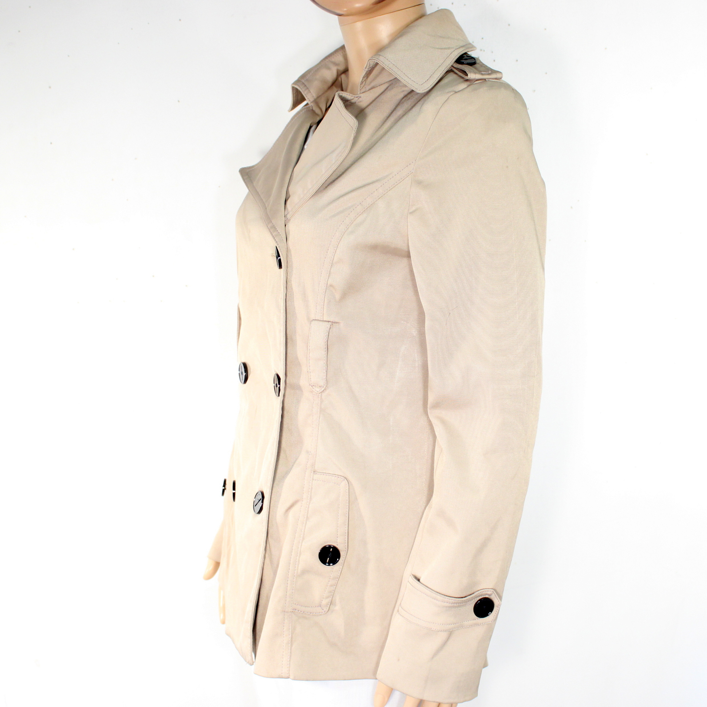 Voir photo 4 de Manteau Femme Beige LORIANA Taille 42 Manteau Femme Beige LORIANA Taille 42 Bon état reconditionné photo 4