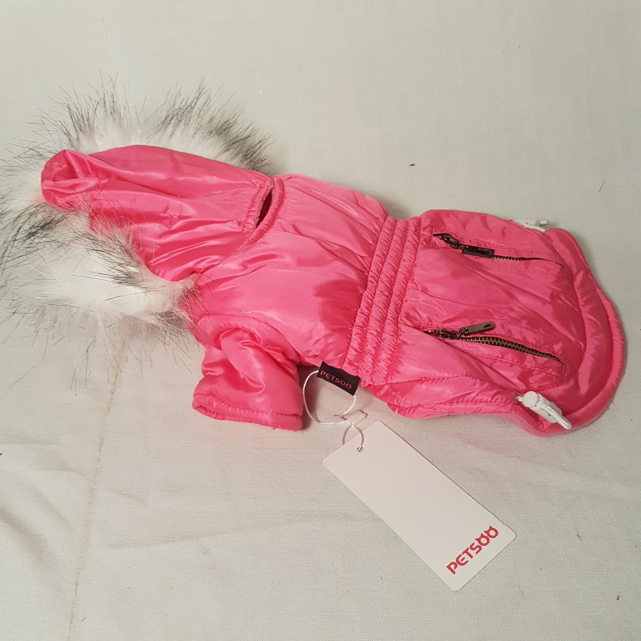 Voir photo 3 de Manteau rose pour très chien chihuahua comme neuf Manteau rose pour très chien chihuahua comme neuf Parfait état reconditionné photo 3