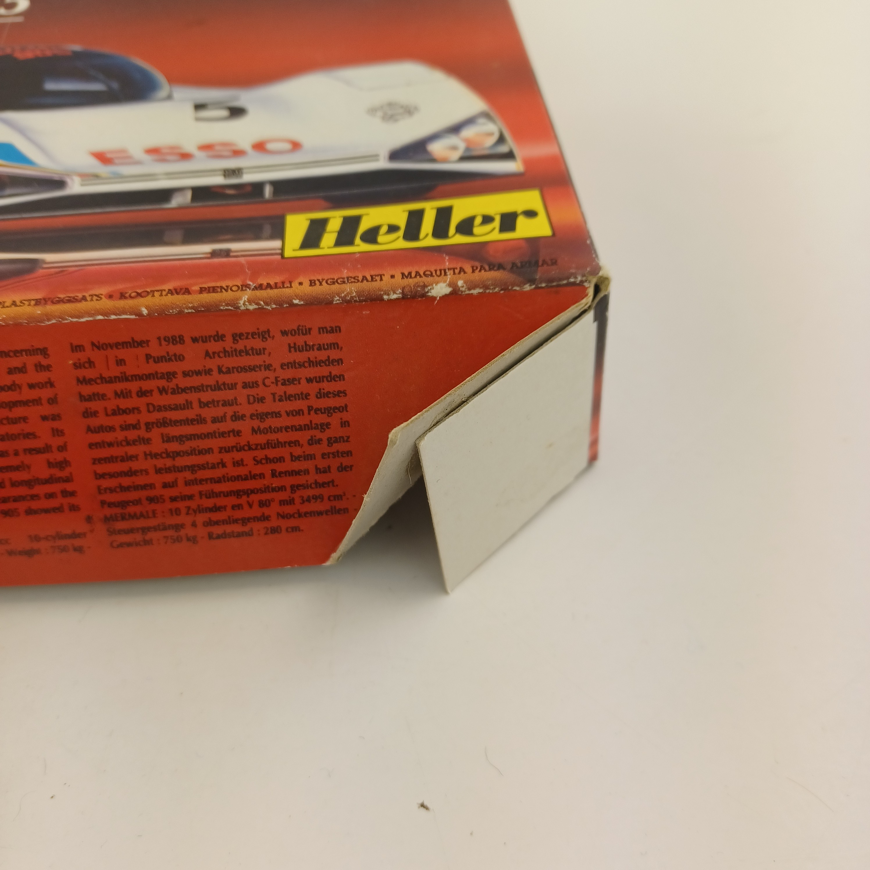 Voir photo 4 de Maquette de voiture miniature à monter Heller Peugeot 905 Maquette de voiture miniature à monter Heller Peugeot 905 Très bon état reconditionné photo 4