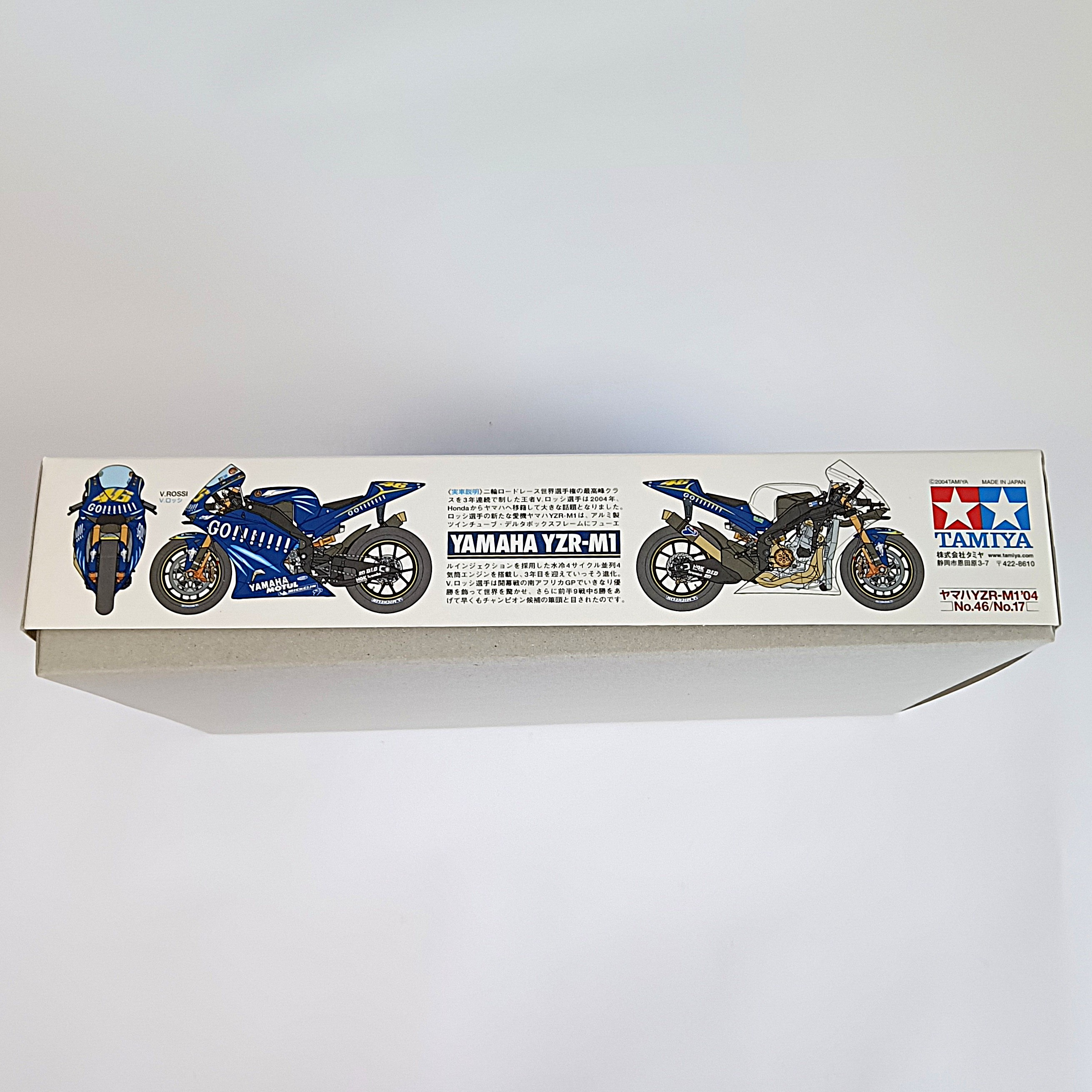 Voir photo 4 de Maquette moto Yamaha YZR‑M1 2004 Tamiya 1/12 No.46 No.17 en boîte Maquette moto Yamaha YZR‑M1 2004 Tamiya 1/12 No.46 No.17 en boîte Très bon état reconditionné photo 4