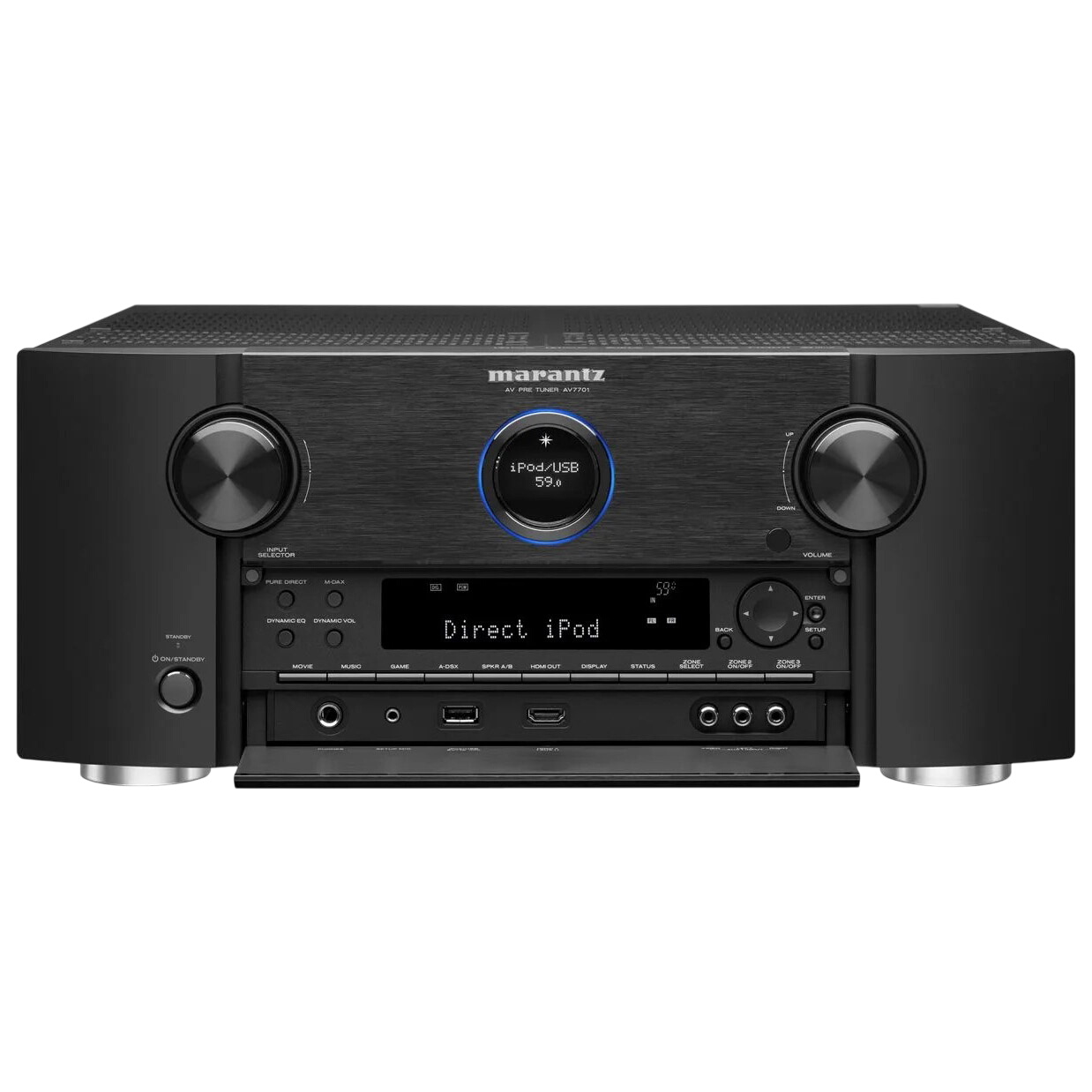 Marantz AV7701 (préamplificateur) Bon état - 500,00 € Marantz AV7701 (préamplificateur) Bon état reconditionné disponible sur Label Emmaüs