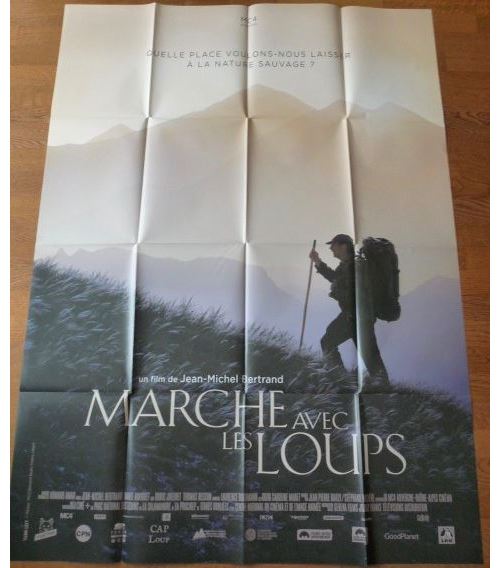 Marche avec les loups - 2019 - Jean-michel Bertrand - 116x158cm - Affiche de cinéma originale pliée État correct reconditionné disponible sur Fnac