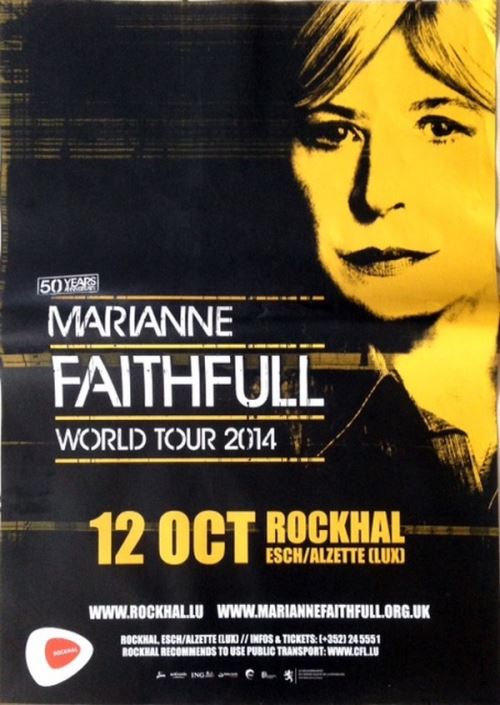 Marianne FAITHFULL - 60x80 cm - AFFICHE / POSTER État correct reconditionné disponible sur Fnac