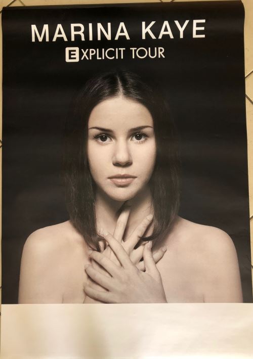 Marina KAYE - Explicit Tour - AFFICHE État correct N/A reconditionné disponible sur Fnac