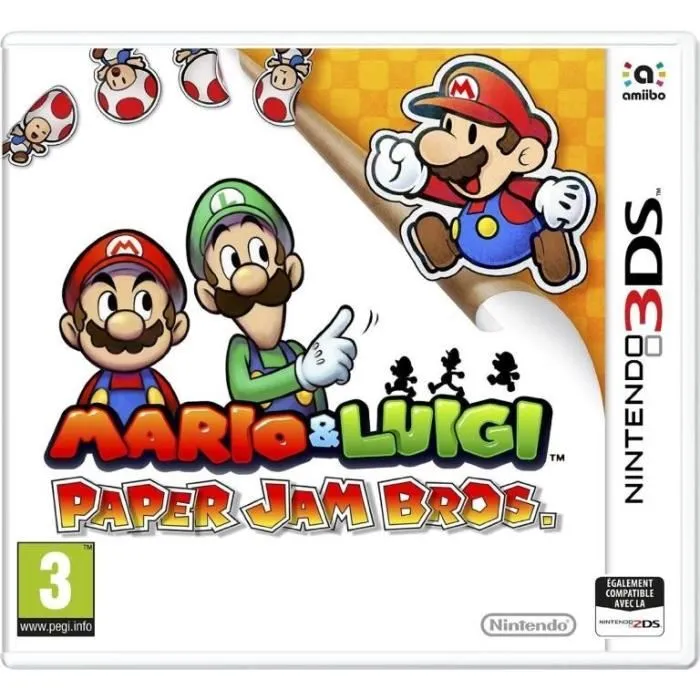 Acheter MARIO & LUIGI PAPER JAM BROS 3DS Reconditionné - 29,90 € MARIO & LUIGI PAPER JAM BROS 3DS Reconditionné reconditionné disponible sur Cdiscount Seconde Vie