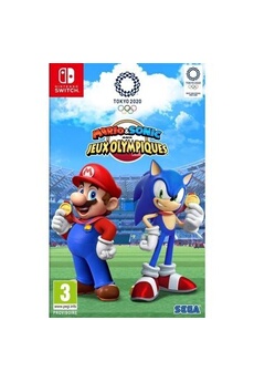 Mario & Sonic aux Jeux Olympiques de Tokyo 2020 Nintendo Switch État correct Sega reconditionné disponible sur Darty