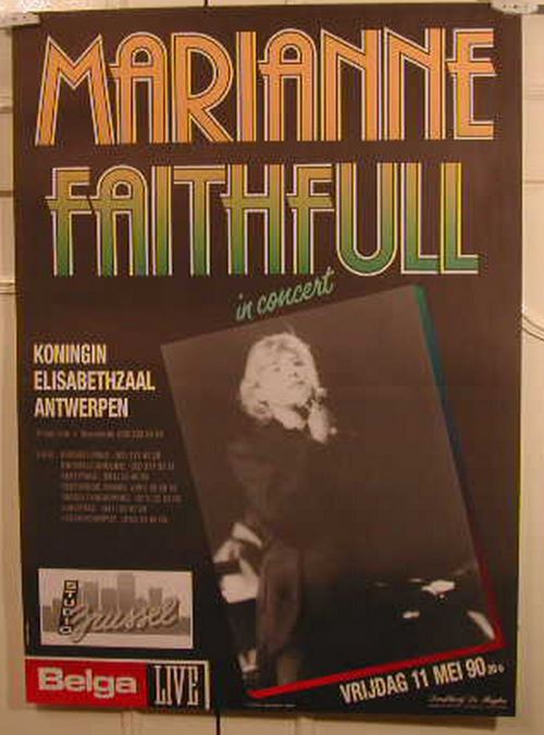 Marriane Faithfull - 68x97 cm - AFFICHE / POSTER État correct N/A reconditionné disponible sur Fnac