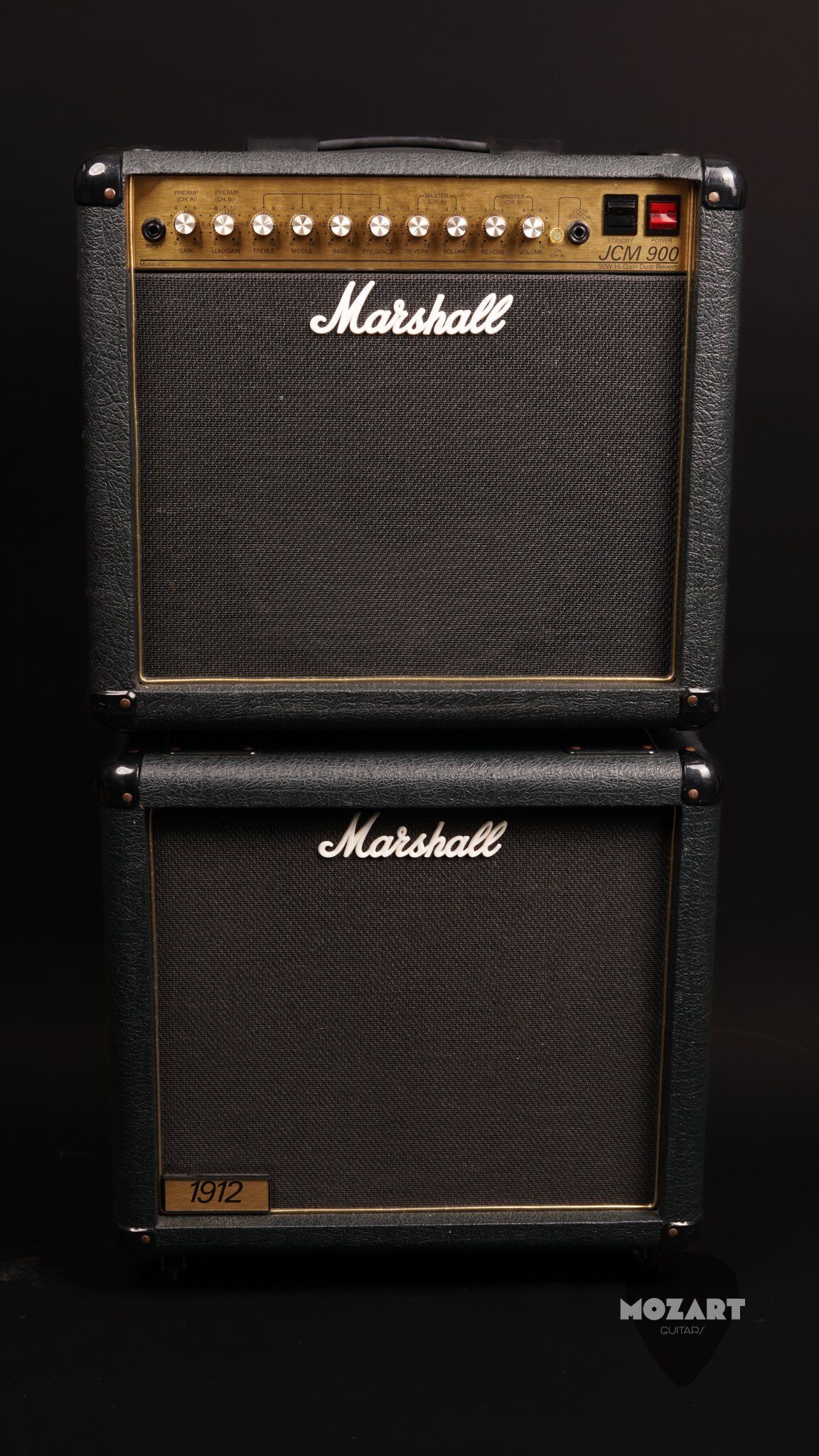 Marshall JCM 900 Modèle 4501 Combo + Marshall 1912 enceinte 1x12 noir Bon état Marshall reconditionné disponible sur Refurbed | Dero