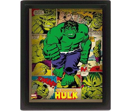 MARVEL RETRO - 3D Lenticular Poster 26X20 - Hulk État correct reconditionné disponible sur Fnac