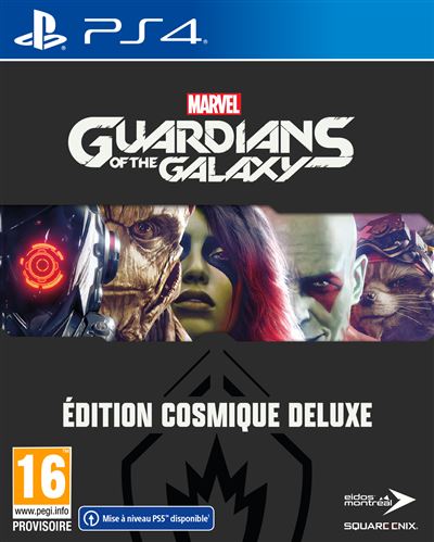 Marvel’s Guardians of the Galaxy Edition Cosmique Deluxe PS4 État correct Bandai Namco reconditionné disponible sur Fnac