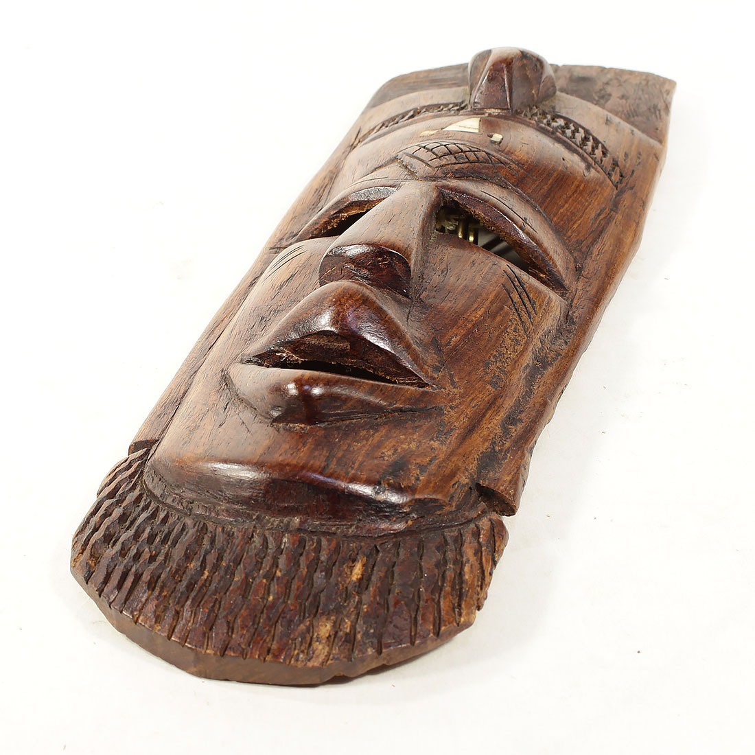 Voir photo 3 de Masque africain sculpté Masque africain sculpté Bon état reconditionné photo 3