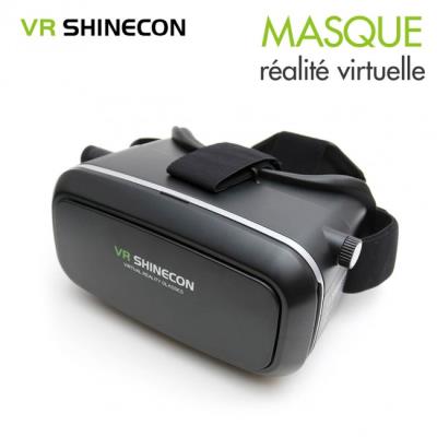 Masque de réalité virtuelle VR Shinecon 3D noir État correct reconditionné disponible sur Fnac