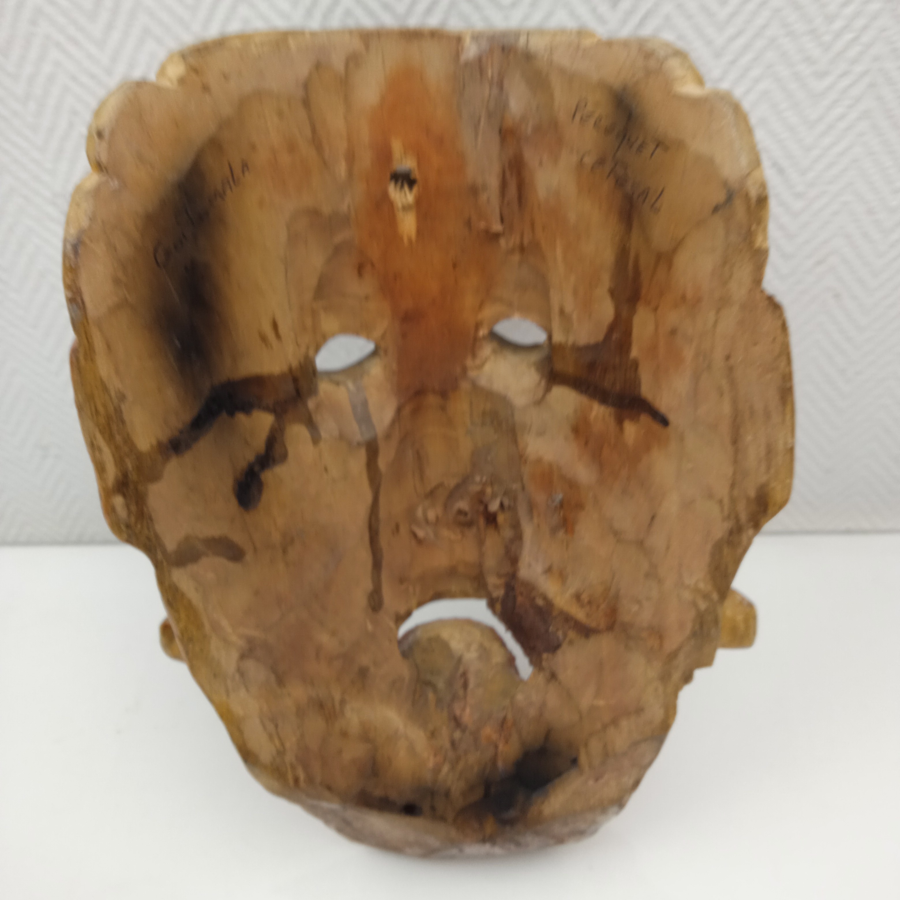 Voir photo 2 de Masque en Bois Art Tribal Perroquet Cetesal Guatemala Masque en Bois Art Tribal Perroquet Cetesal Guatemala État correct reconditionné photo 2