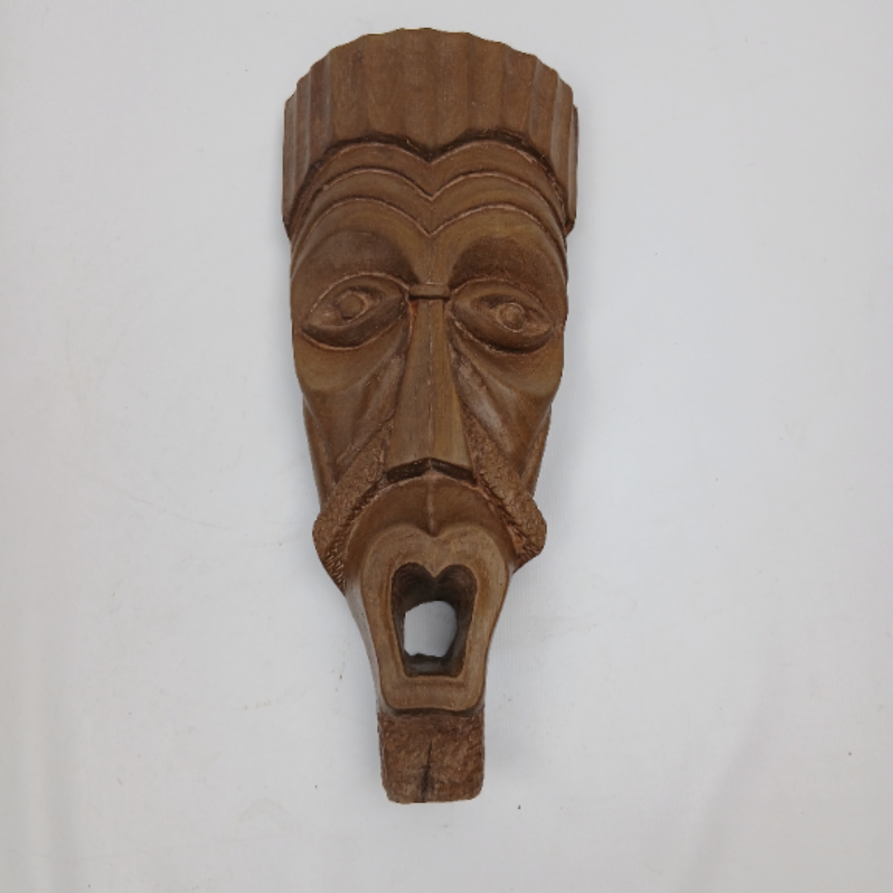 Voir photo 3 de Masque Ethnique de décoration en Bois Masque Ethnique de décoration en Bois État correct reconditionné photo 3