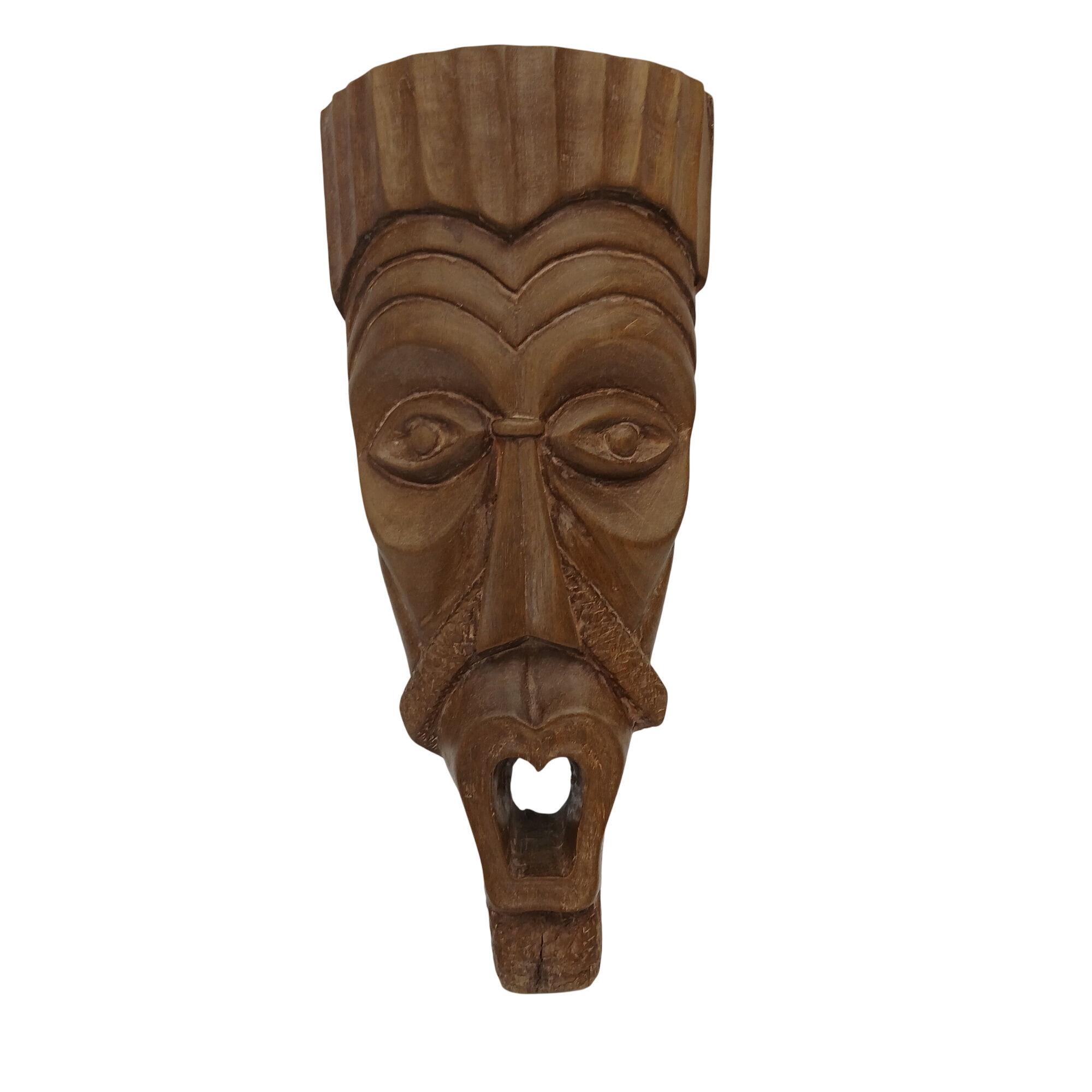 Masque Ethnique de décoration en Bois État correct - 25,00 € Masque Ethnique de décoration en Bois État correct reconditionné disponible sur Label Emmaüs