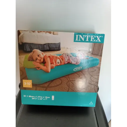 Matelas gonflable bleu Intex 1 personne 3-10 ans Bon état reconditionné disponible sur Rakuten