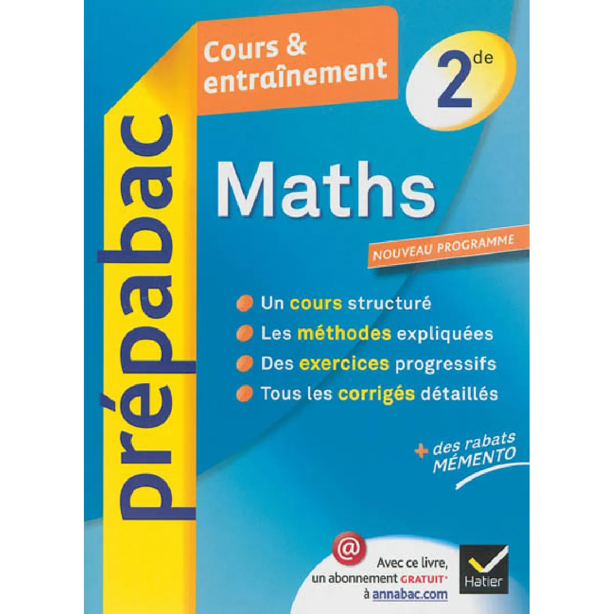 Maths 2de : cours & entraînement : nouveau programme État correct - 14,00 € Maths 2de : cours & entraînement : nouveau programme État correct N/A (Il ne s'agit pas d'une marque reconditionné disponible sur Rue du Commerce Seconde Vie