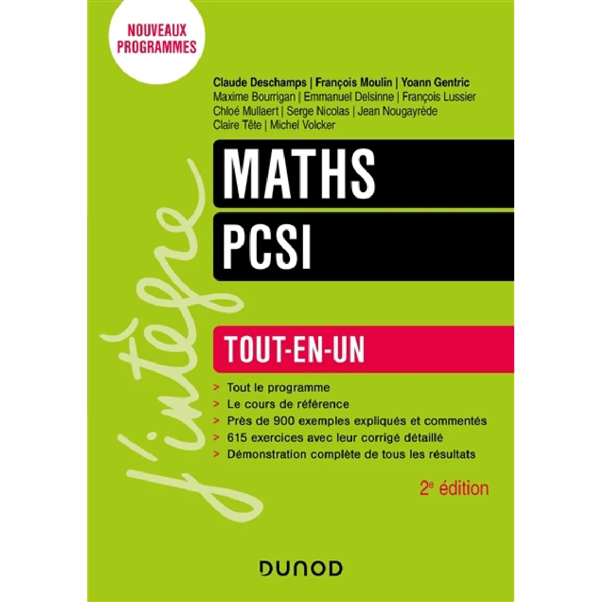 Maths PCSI : tout-en-un État correct - 39,30 € Maths PCSI : tout-en-un État correct N/A (Il ne s'agit pas d'une marque reconditionné disponible sur Rue du Commerce Seconde Vie