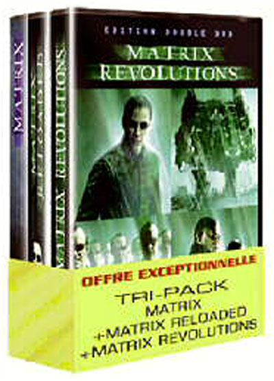 Acheter Matrix - Matrix reloaded - Matrix revolutions - Edition tripack État correct - 28,89 € Matrix - Matrix reloaded - Matrix revolutions - Edition tripack État correct reconditionné disponible sur Fnac